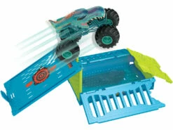 Hot Wheels Monster Trucks Mega Wrex Con Jaula Mattel HNC29 -Tienda Pequetren 1999969832g03
