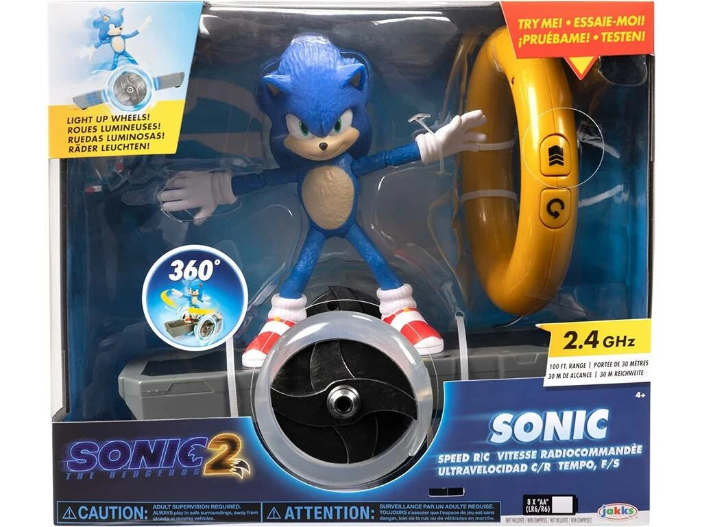 Radio Control Sonic 2 Speed Jakks 409248 2 Radio Control Sonic 2 Speed Jakks 409248 - Imagen 2