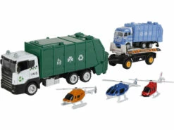 Camión Residuos 23 Cm. Vehiculo Y 3 Helicopteros 6 Camión Residuos 23 Cm. Vehiculo Y 3 Helicopteros -Tienda Pequetren 31883g02